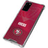 NFL San Francisco 49ers Team Jersey Galaxy Note20 5G Clear Case