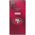 NFL San Francisco 49ers Team Jersey Galaxy Note20 5G Skin