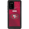 NFL San Francisco 49ers Team Jersey Galaxy Note20 5G Waterproof Case