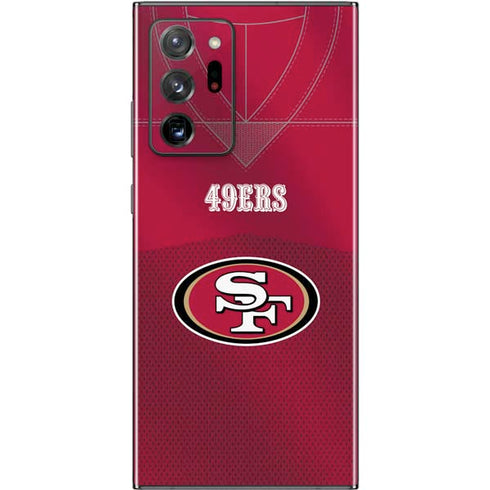 NFL San Francisco 49ers Team Jersey Galaxy Note20 Ultra 5G Skin