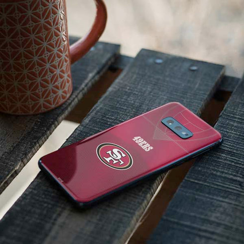 NFL San Francisco 49ers Team Jersey Galaxy S10e Skin