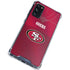 NFL San Francisco 49ers Team Jersey Galaxy S20 FE Clear Case