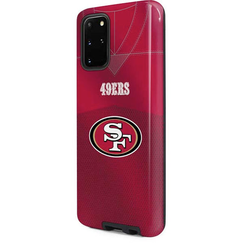 NFL San Francisco 49ers Team Jersey Galaxy S20 Plus Pro Case