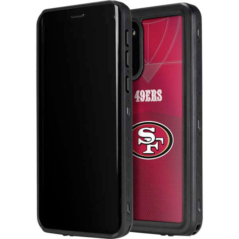 NFL San Francisco 49ers Team Jersey Galaxy S20 Plus Waterproof Case