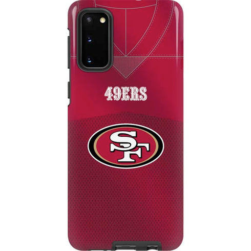 NFL San Francisco 49ers Team Jersey Galaxy S20 Pro Case