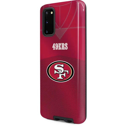 NFL San Francisco 49ers Team Jersey Galaxy S20 Pro Case
