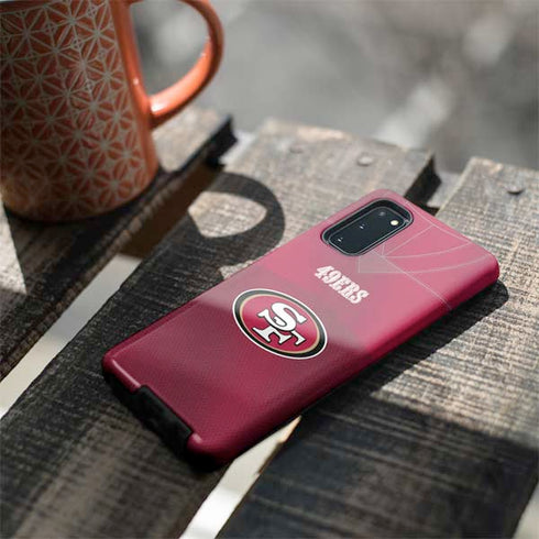 NFL San Francisco 49ers Team Jersey Galaxy S20 Pro Case