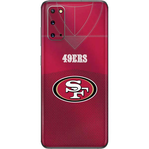 NFL San Francisco 49ers Team Jersey Galaxy S20 Skin