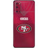 NFL San Francisco 49ers Team Jersey Galaxy S20 Skin