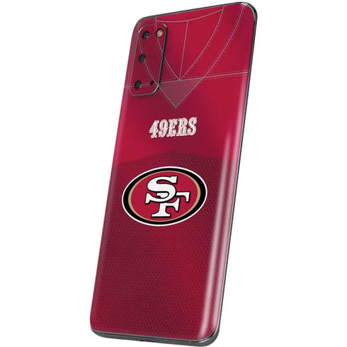 NFL San Francisco 49ers Team Jersey Galaxy S20 Skin