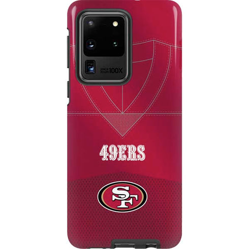 NFL San Francisco 49ers Team Jersey Galaxy S20 Ultra 5G Pro Case