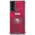 NFL San Francisco 49ers Team Jersey Galaxy S21 5G Clear Case