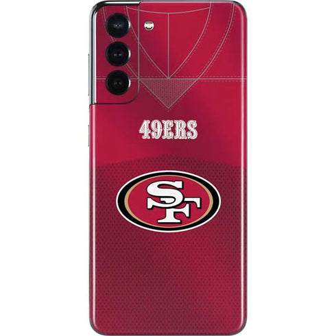 NFL San Francisco 49ers Team Jersey Galaxy S21 5G Skin
