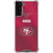 NFL San Francisco 49ers Team Jersey Galaxy S21 FE Clear Case