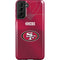 NFL San Francisco 49ers Team Jersey Galaxy S21 FE Pro Case