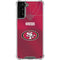 NFL San Francisco 49ers Team Jersey Galaxy S21 Plus 5G Clear Case