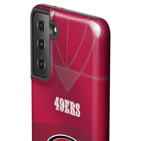 NFL San Francisco 49ers Team Jersey Galaxy S21 Plus 5G Pro Case