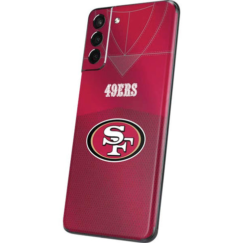 NFL San Francisco 49ers Team Jersey Galaxy S21 Plus 5G Skin