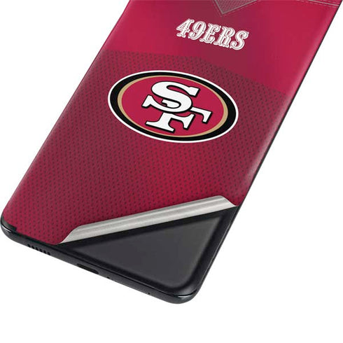NFL San Francisco 49ers Team Jersey Galaxy S21 Plus 5G Skin