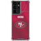 NFL San Francisco 49ers Team Jersey Galaxy S21 Ultra 5G Clear Case