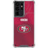NFL San Francisco 49ers Team Jersey Galaxy S21 Ultra 5G Clear Case