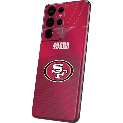 NFL San Francisco 49ers Team Jersey Galaxy S21 Ultra 5G Skin