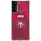 NFL San Francisco 49ers Team Jersey Galaxy S22 Plus Clear Case