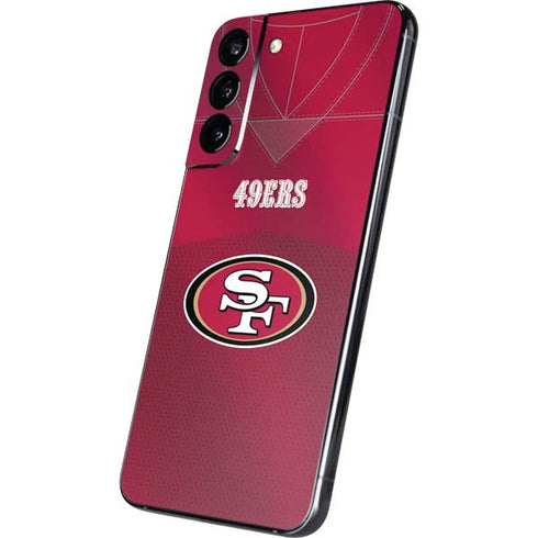 NFL San Francisco 49ers Team Jersey Galaxy S22 Plus Skin