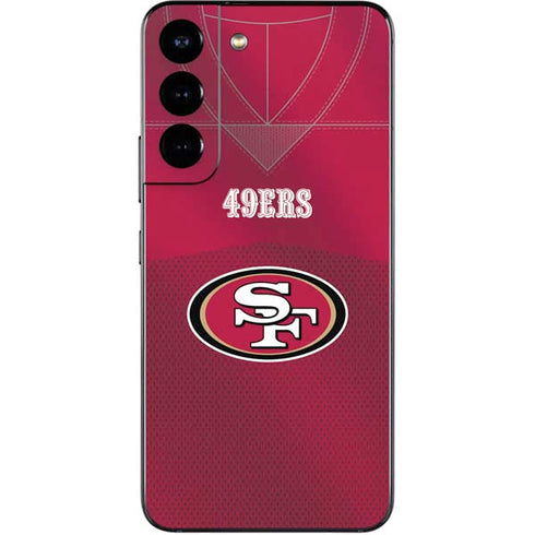 NFL San Francisco 49ers Team Jersey Galaxy S22 Skin