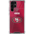 NFL San Francisco 49ers Team Jersey Galaxy S22 Ultra Clear Case