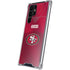 NFL San Francisco 49ers Team Jersey Galaxy S22 Ultra Clear Case