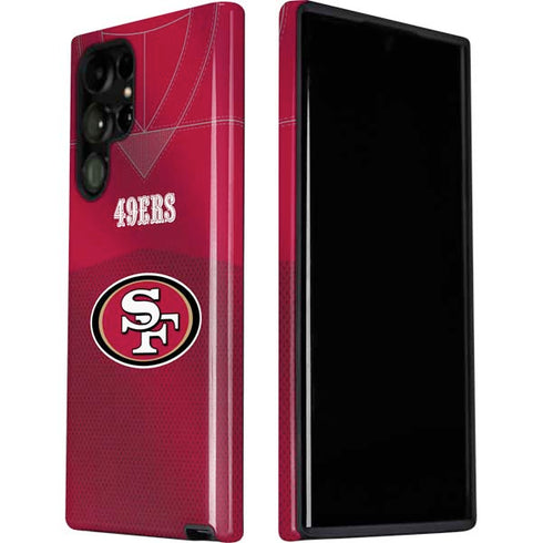 NFL San Francisco 49ers Team Jersey Galaxy S22 Ultra Pro Case
