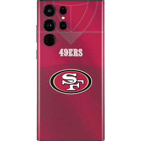 NFL San Francisco 49ers Team Jersey Galaxy S22 Ultra Skin