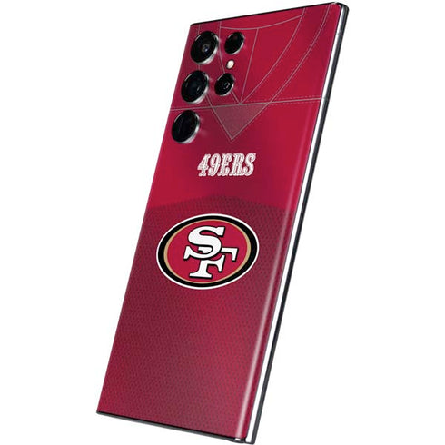 NFL San Francisco 49ers Team Jersey Galaxy S22 Ultra Skin