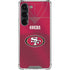 NFL San Francisco 49ers Team Jersey Galaxy S23 Clear Case