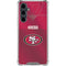 NFL San Francisco 49ers Team Jersey Galaxy S23 FE Clear Case