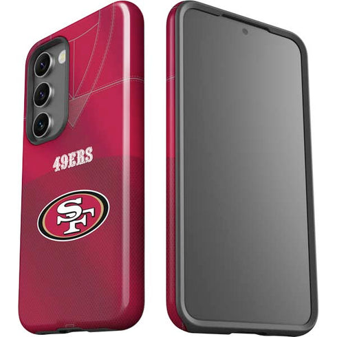 NFL San Francisco 49ers Team Jersey Galaxy S23 Plus Pro Case