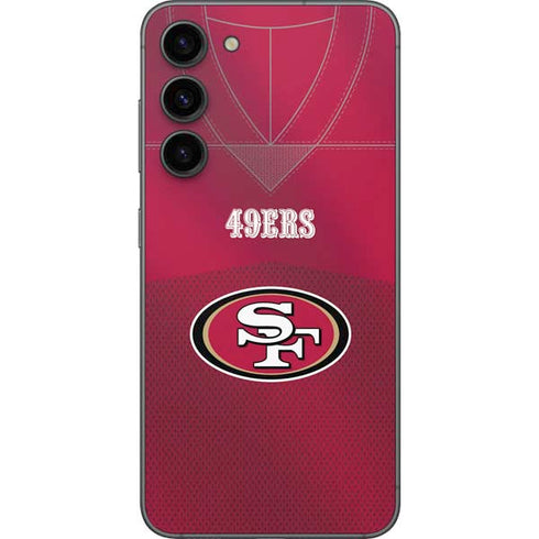 NFL San Francisco 49ers Team Jersey Galaxy S23 Plus Skin