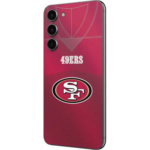NFL San Francisco 49ers Team Jersey Galaxy S23 Plus Skin