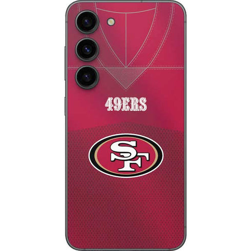 NFL San Francisco 49ers Team Jersey Galaxy S23 Skin