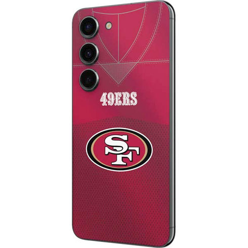 NFL San Francisco 49ers Team Jersey Galaxy S23 Skin