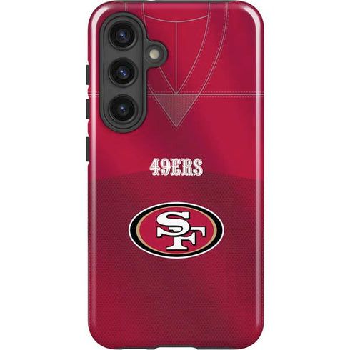 NFL San Francisco 49ers Team Jersey Galaxy S24 Impact Case