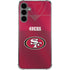 NFL San Francisco 49ers Team Jersey Galaxy S24 Plus Clear Case