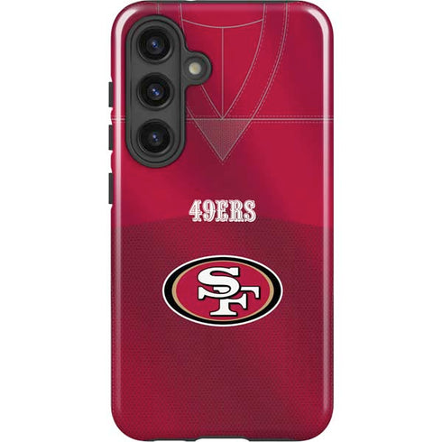 NFL San Francisco 49ers Team Jersey Galaxy S24 Plus Impact Case