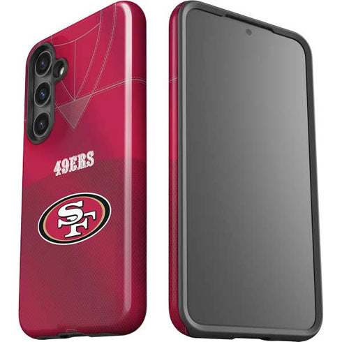 NFL San Francisco 49ers Team Jersey Galaxy S24 Plus Impact Case