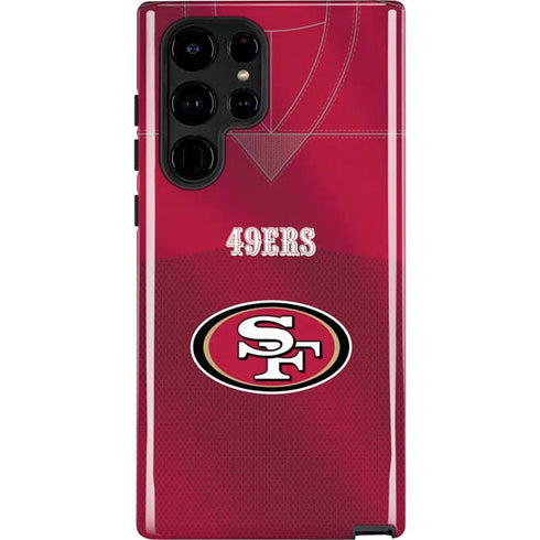 NFL San Francisco 49ers Team Jersey Galaxy S24 Ultra Impact Case