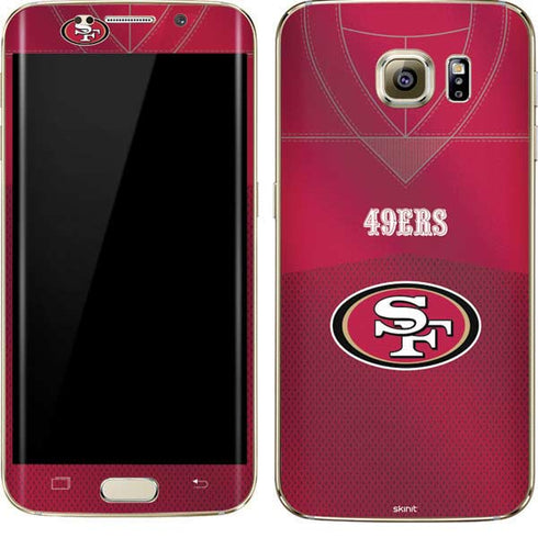 NFL San Francisco 49ers Team Jersey Galaxy S7 Edge Skin