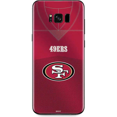 NFL San Francisco 49ers Team Jersey Galaxy S8 Plus Skin