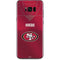 NFL San Francisco 49ers Team Jersey Galaxy S8 Plus Skin