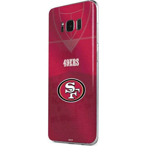 NFL San Francisco 49ers Team Jersey Galaxy S8 Plus Skin